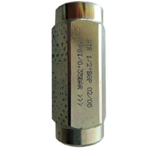 Antirretorno  1/2" para montaje en linea, fuerza de muelle 0,35bar