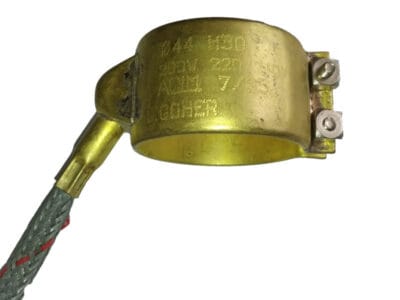 Resistencia de abrazadera Ø45x30 200W salida malla