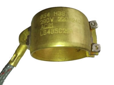 Resistencia de abrazadera Ø55x35 290W salida malla