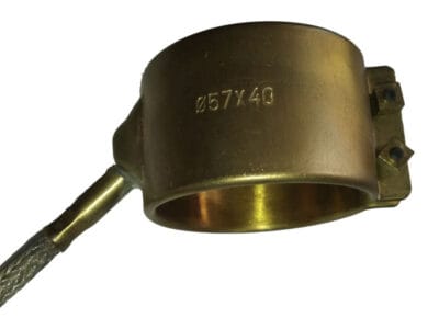 Resistencia de abrazadera Ø57x40 356W salida malla